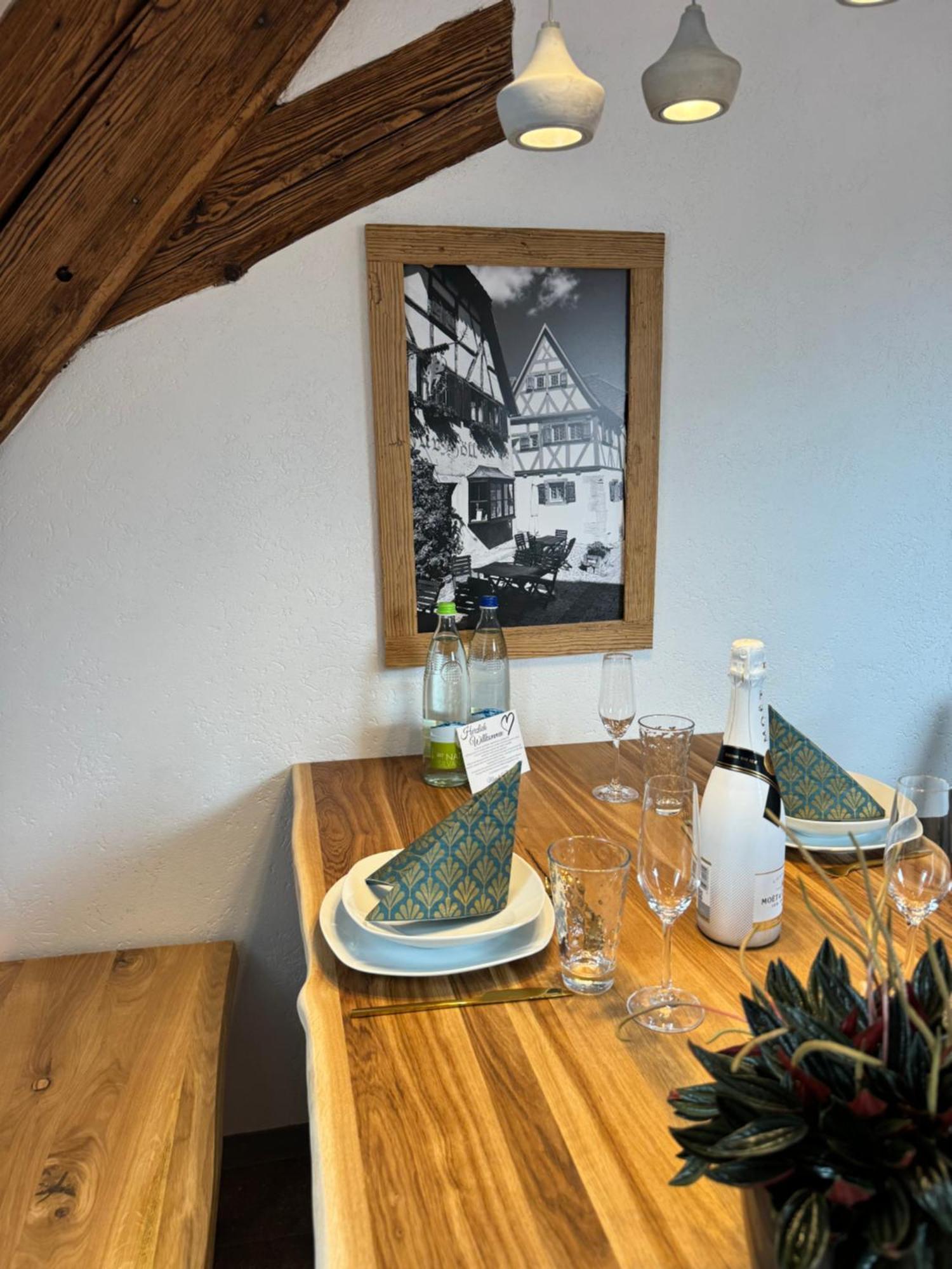 רוטנבורג אוב דר טאובר #Stadtspeicher - Suite Goldener Stern In Der Altstadt מראה חיצוני תמונה